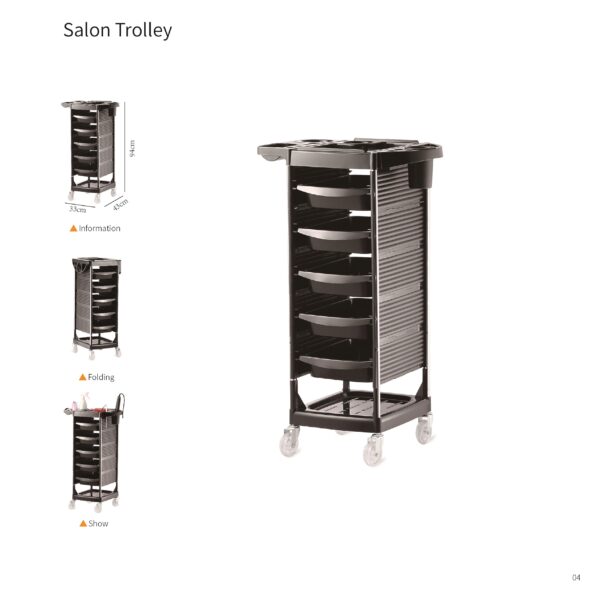 Multifunction Drawer Beauty Trolley Cart