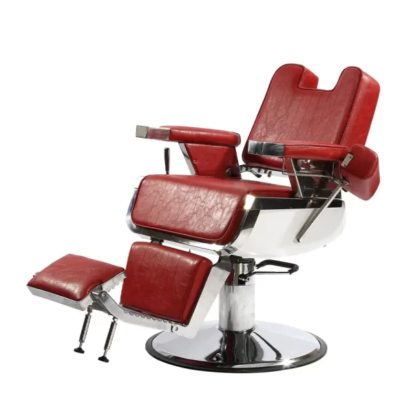 Timeless Elegance Barber Reclining Chair - Imagen 2