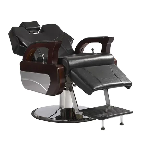 Retro King Barber Reclining Chair - Imagen 3