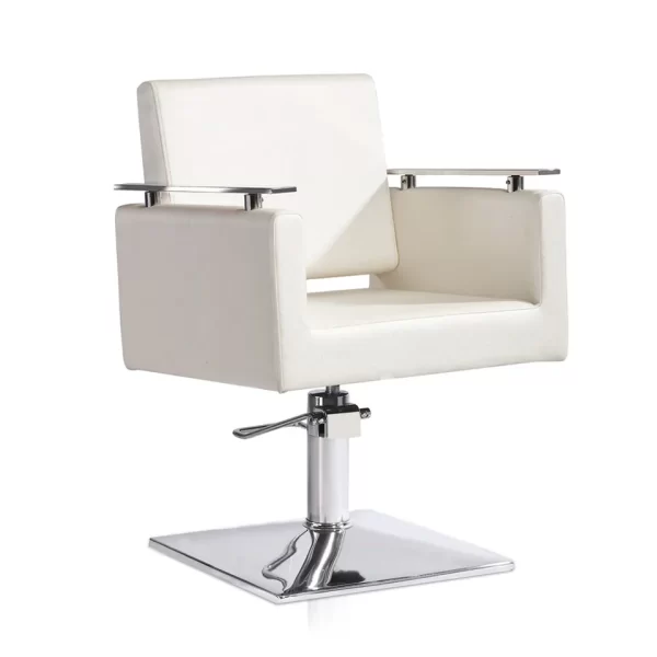 Sillón de Peluquería Blanca Prístina