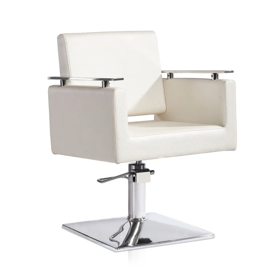 Sillón de Peluquería Blanca Prístina