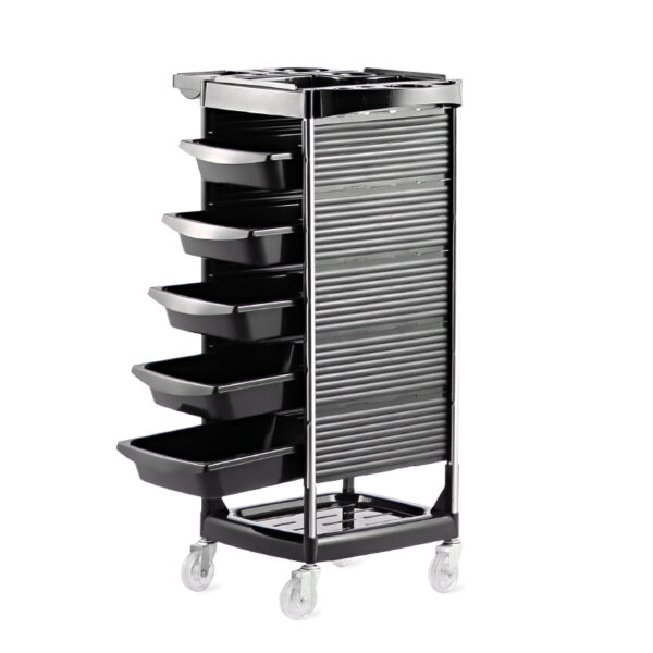Multifunction Drawer Beauty Trolley Cart - Image 3