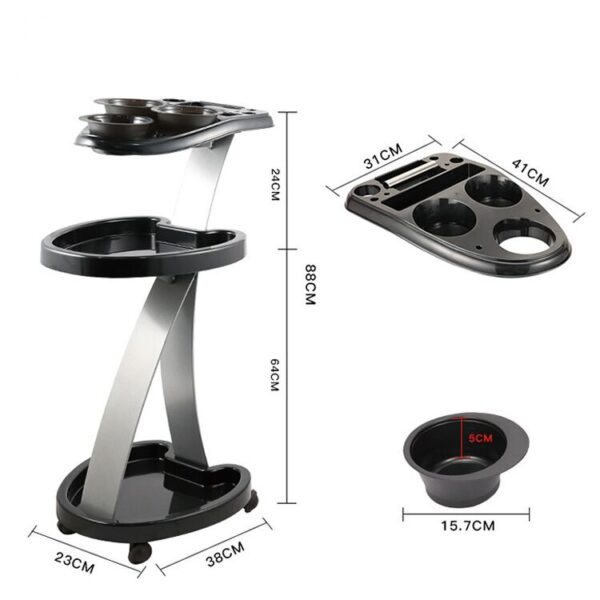 Flybridge Hair Coloring Salon Trolley Cart - Image 2