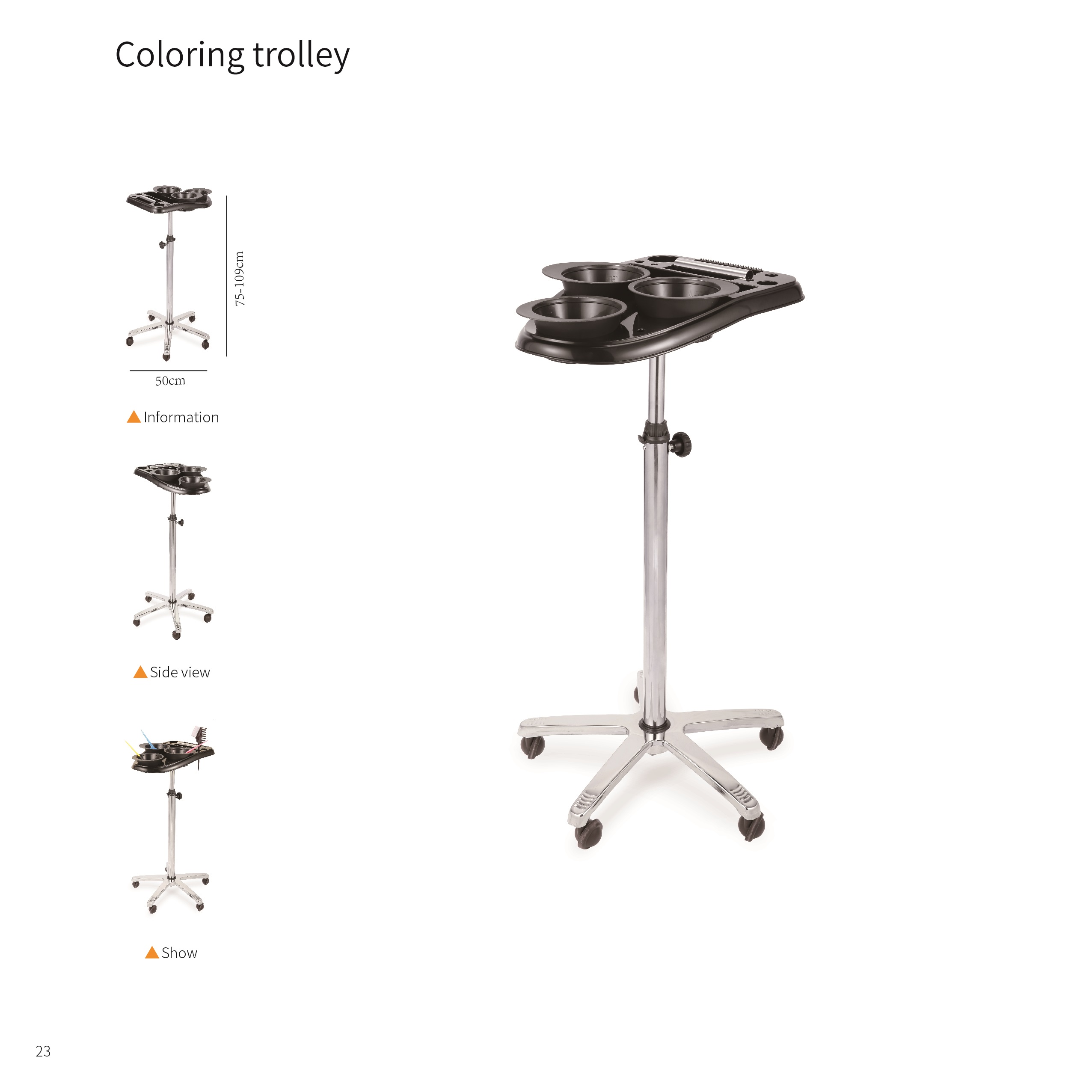 Cart Auxiliar de Peluquería ColorCraft