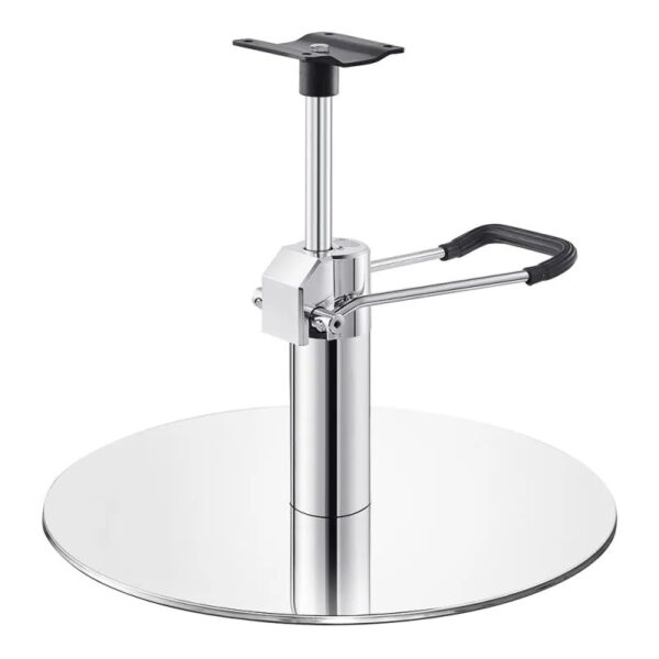 Brushed Stainless Steel Circle Base With Hydraulic Pump