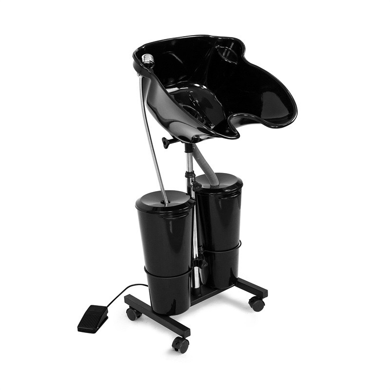 Lavabo Portátil para Champú con Dos Cubos