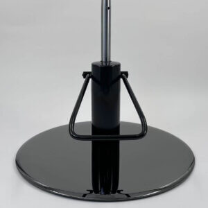 Kit de Base Redonda en Negro Brillante (Piano Black) con Bomba Hidráulica