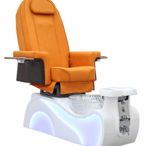 Luxury Robotic Roller Massage Pedicure Chair with Crystal Glass Bowl